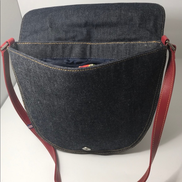 POLO JEANS CO. RALPH LAUREN SEQUIN DENIM PURSE - Picture 4 of 8